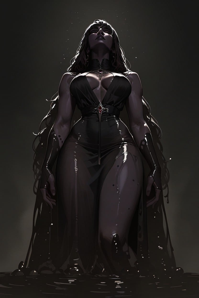 Medium Breast, Pair Of Arms, Slicked Dark Hair AI Porn