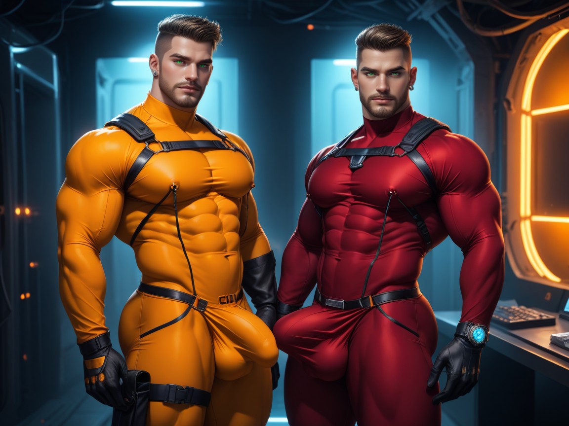 Aggressive, Full Thick Beard, Gay Porno IA Gay