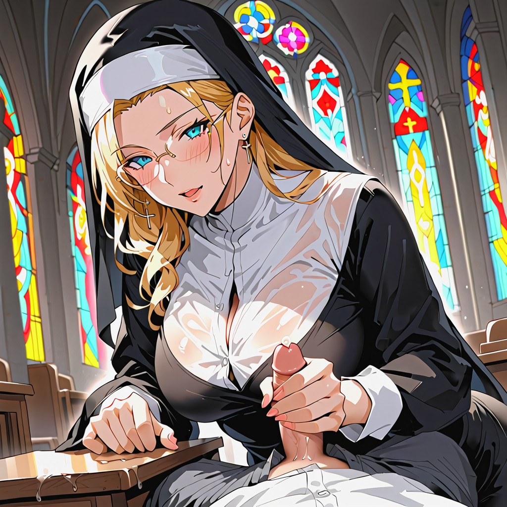 Femdom, Natural Breasts, Rough Hentai AI Porn