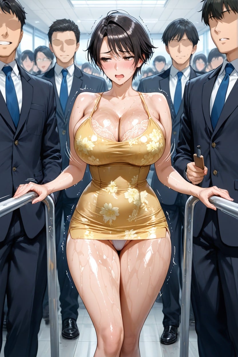 A Teacher Teaching A Lesson, Motion, Bust Shot Hentai AI Porn
