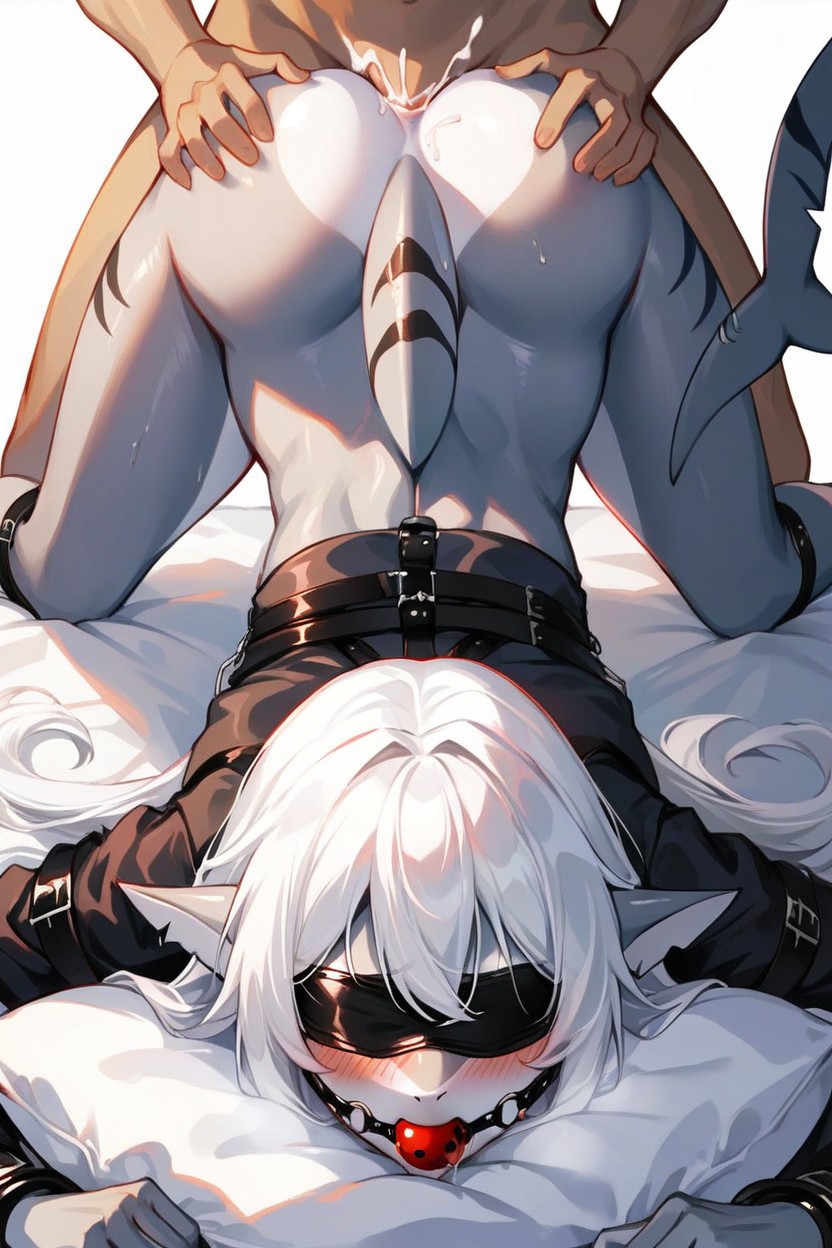 Rounded Ass, Restrained, Female Furry AI Porn