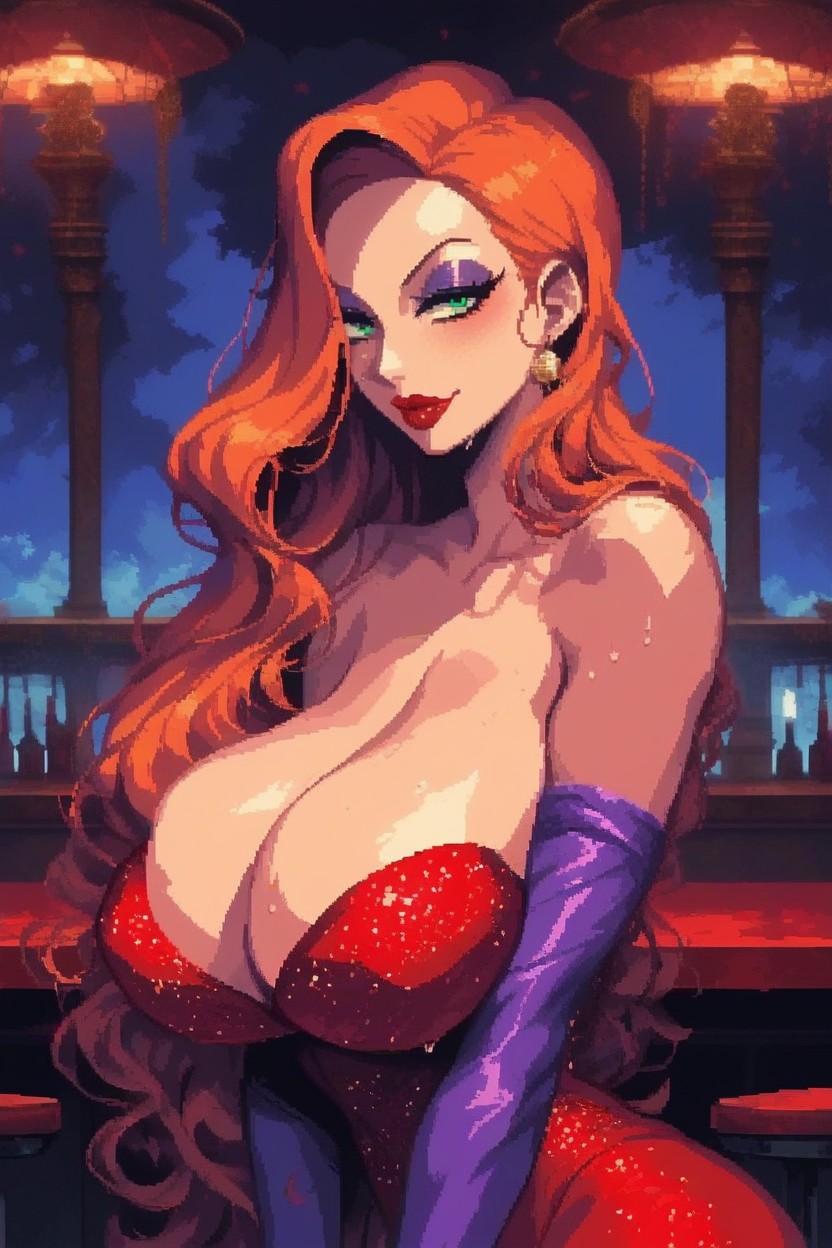 Full Lips, Girl, Club Hentai AI Porn