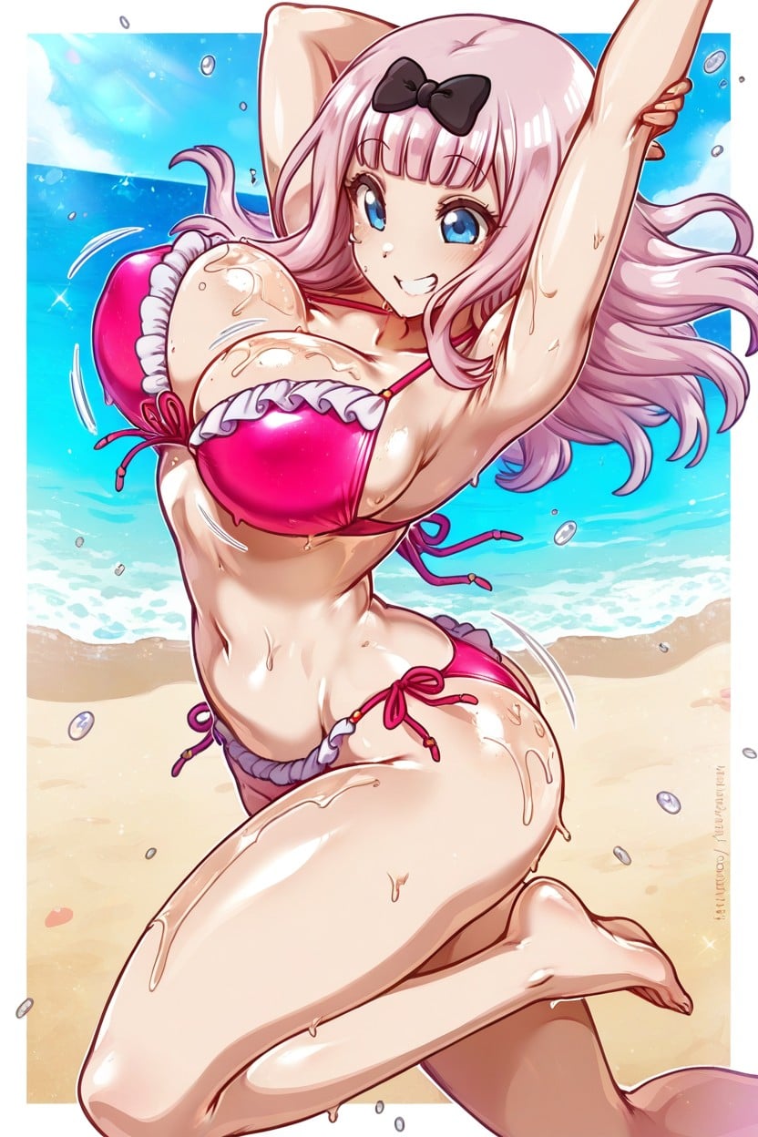 Merunyaa Art Style, Sweaty, Horny Hentai AI Porn