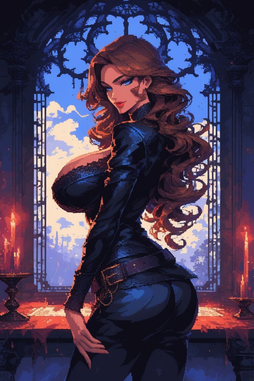 Long Hair, Shy Face, Waist Hentai AI Porn