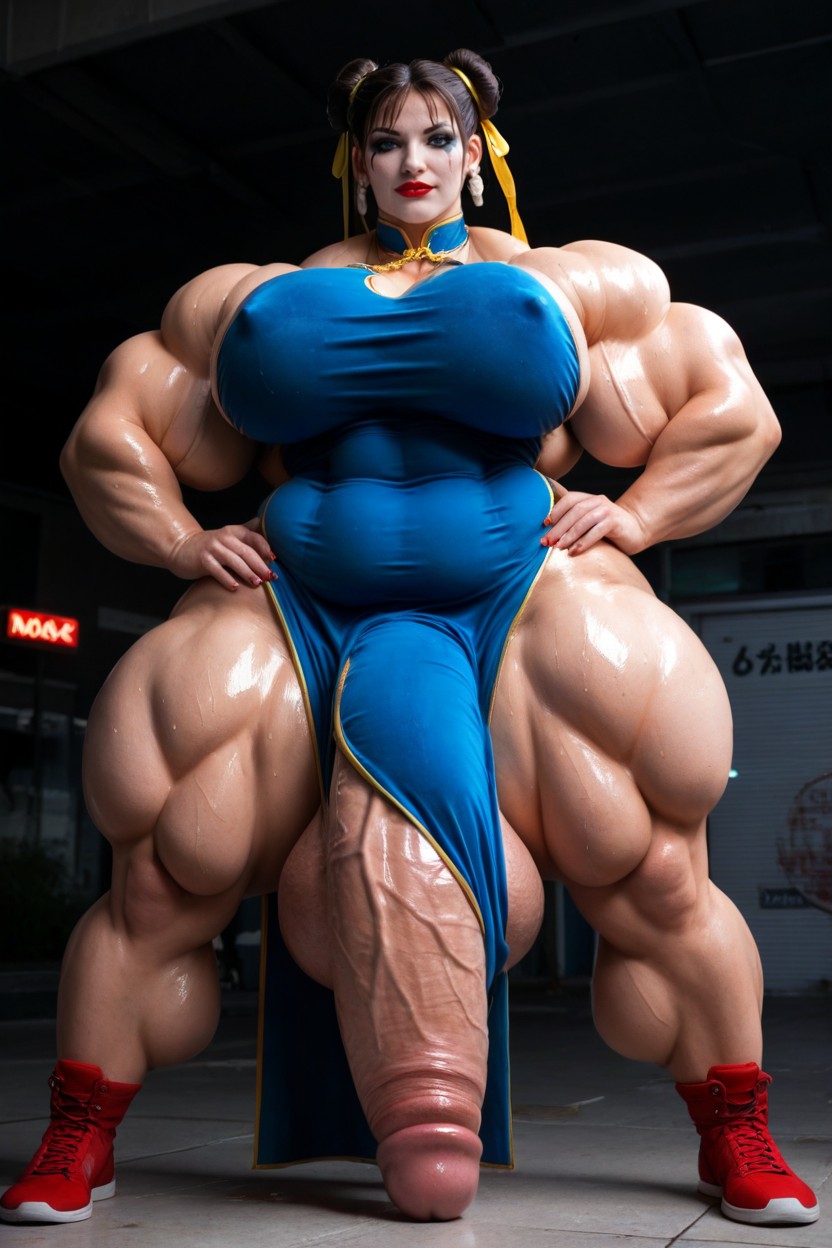 Extreme Hyper Testicles Bulge, Gigantic Penis, Gigantic Latissimus Dorsi AI Porn