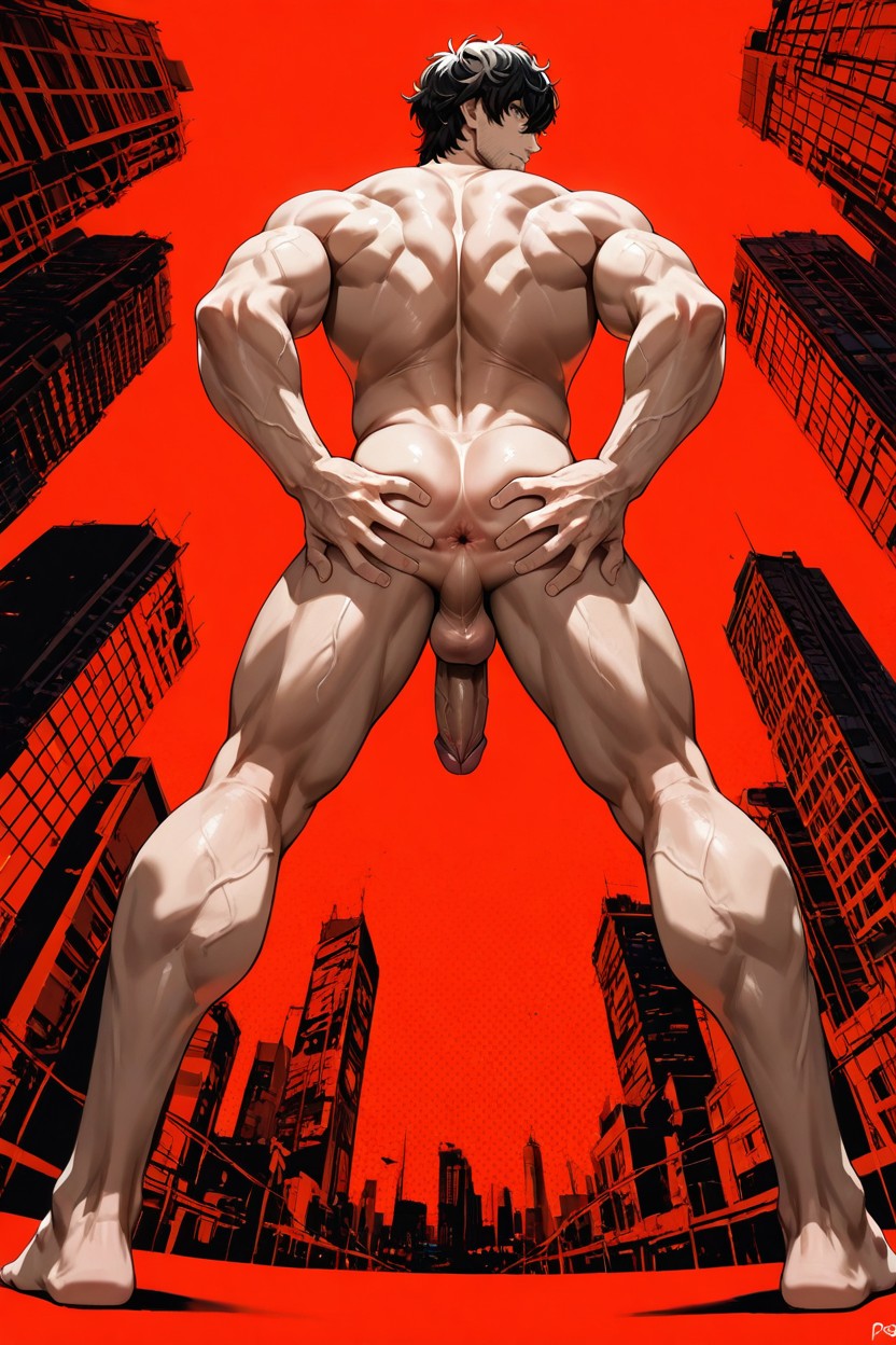 Naked, Naked, Stubble AI同性戀黃片