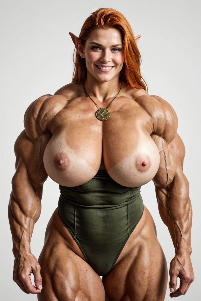 Muscles Of Steel, 18+, Expression Of Deep Infatuation BBW AI Porn