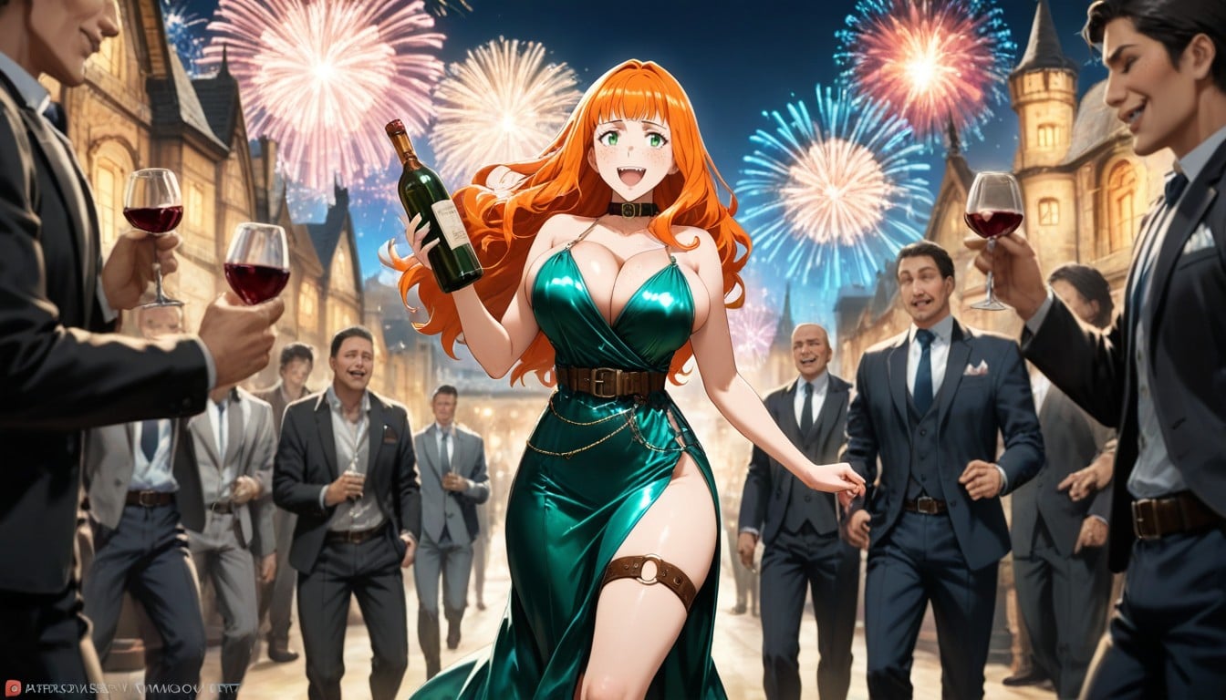 Hayao_miyazaki_art_style, Bulge, Choppy Bangs AI Porn