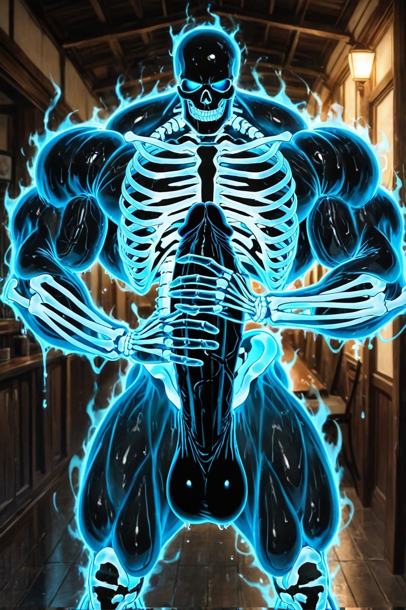 Body Fat, Ghostly Transparent Outline, Romantic Make Out AI Gay Porn