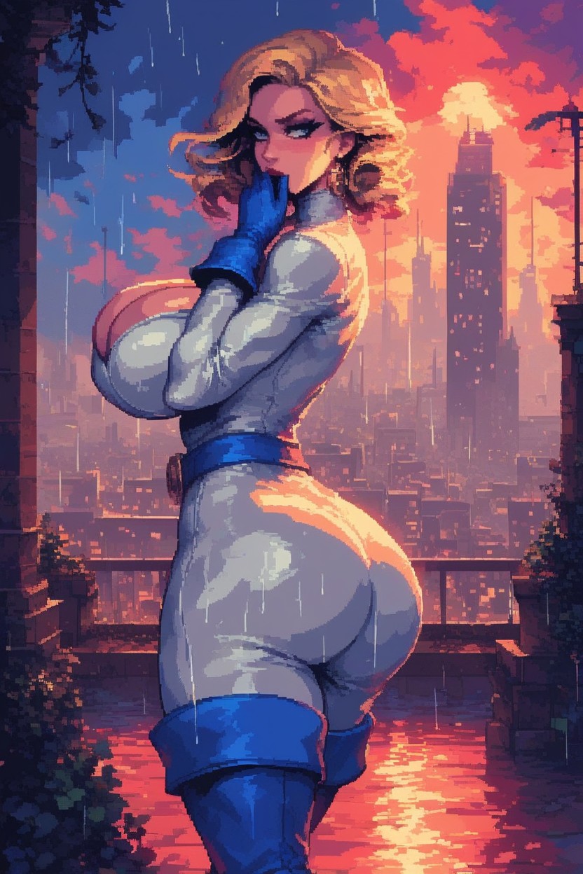 Shy Face, Cleavage, Upper Body Focus Hentai AI Porn