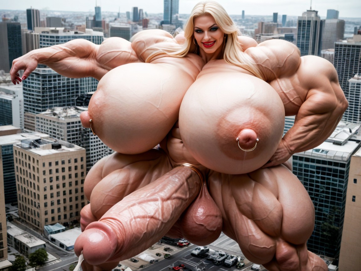 Scary, Hyper Big Muscles, 城市 人妖AI黃片