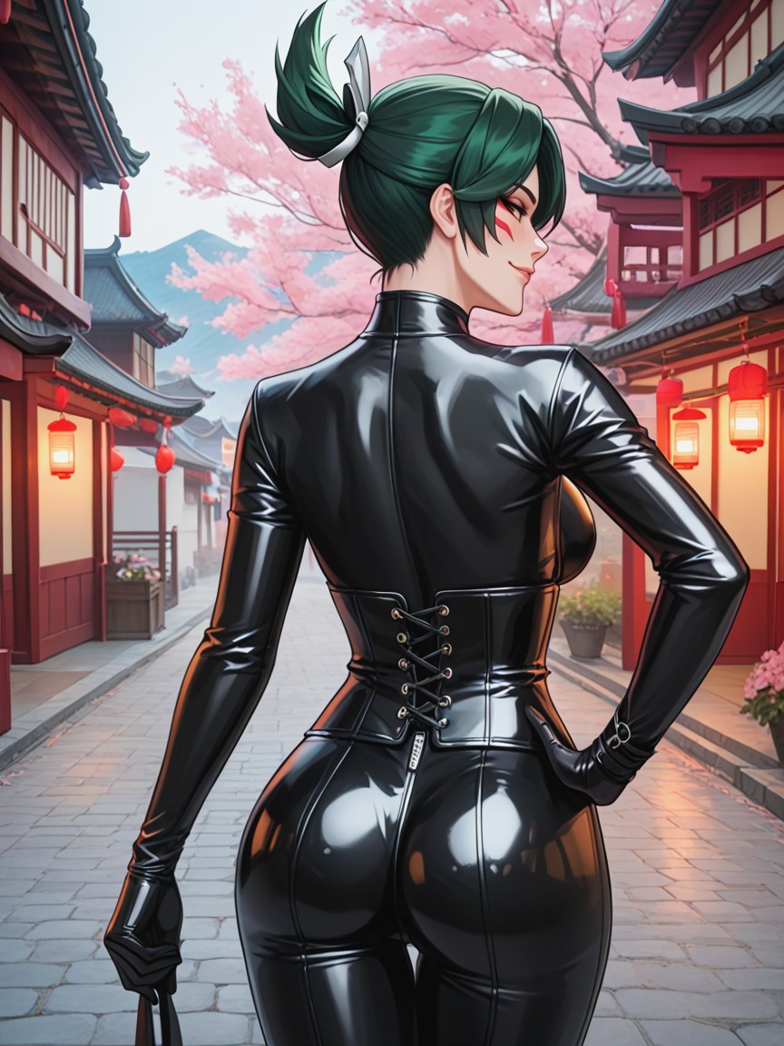 Smirk, Bodysuit, Sexy Hentai AI Porn