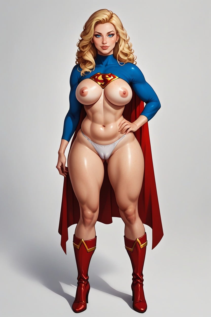 A Red Miniskirt, 확대, 캐멀 토 AI 포르노
