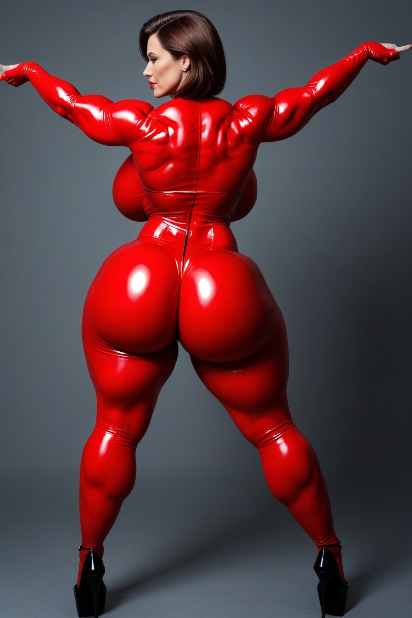 Helen Parr From The Incredibles, Wide Hips, Full Bodysuit MILF AI Porn