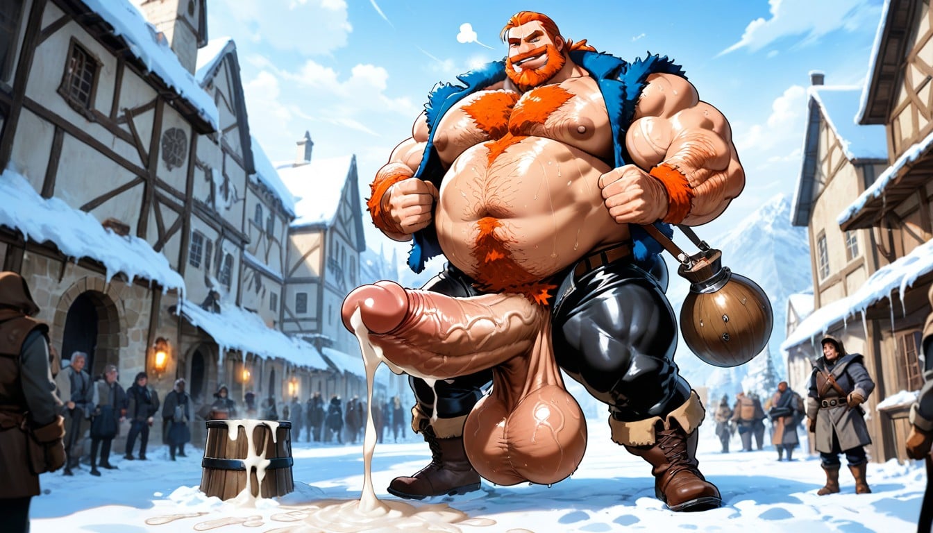 Sexy Eyes, Beard, Swollen Balls Porno IA Gay