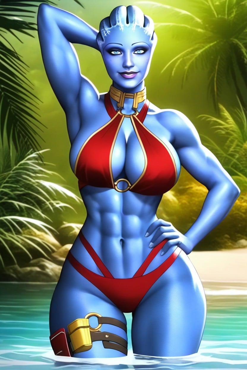 25+, Thick Muscular Thighs, Nip Slip AI Porn