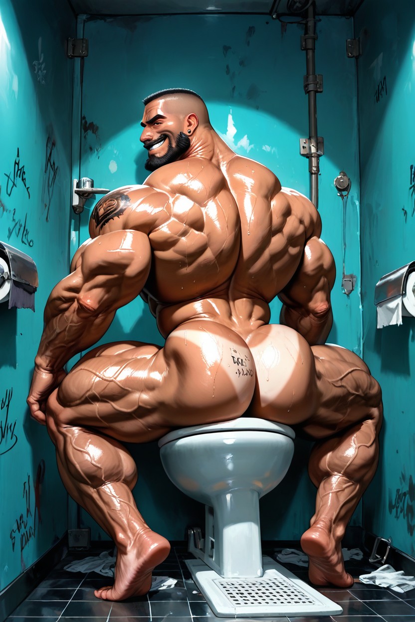 Shaved Body, 18+, Naked Pornografia gay com IA