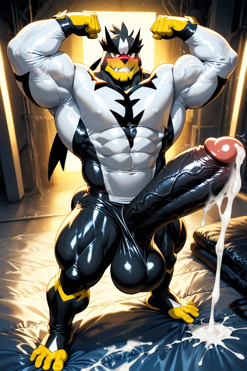Urshifu From Pokemon, Masculine, Full Body Suit AI同性戀黃片
