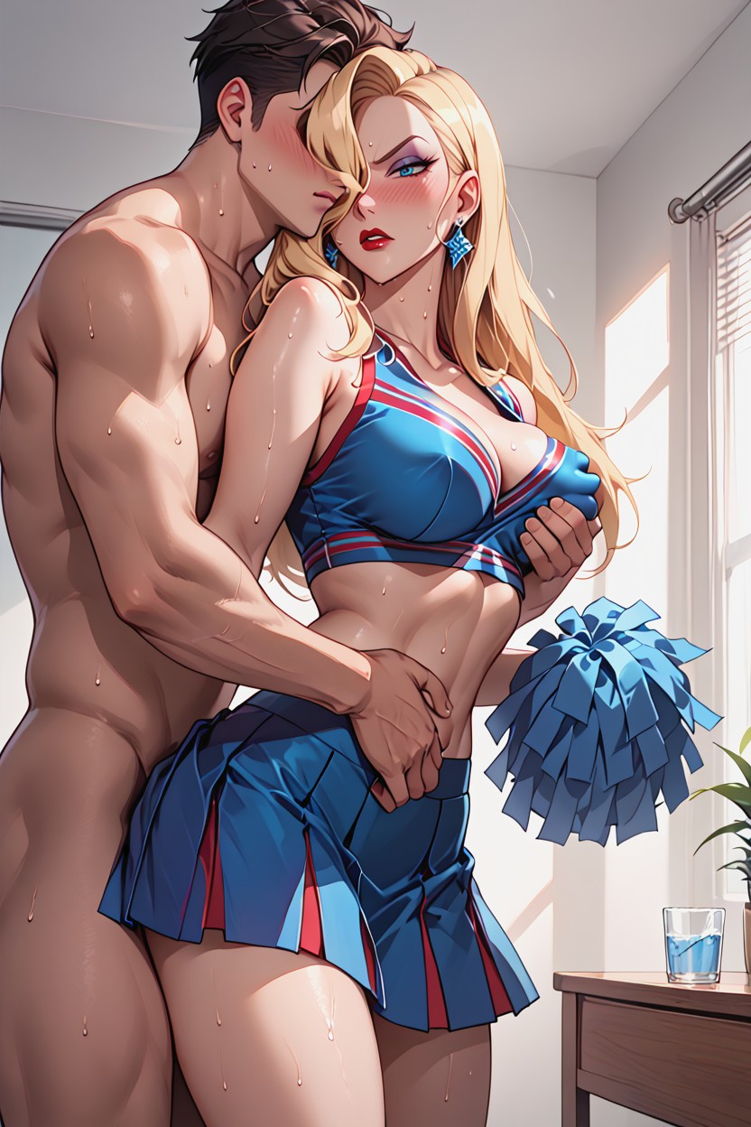 Clear Face, Jessica Rabbit, Man Is Gropping Her Butt Hentai AI Porn