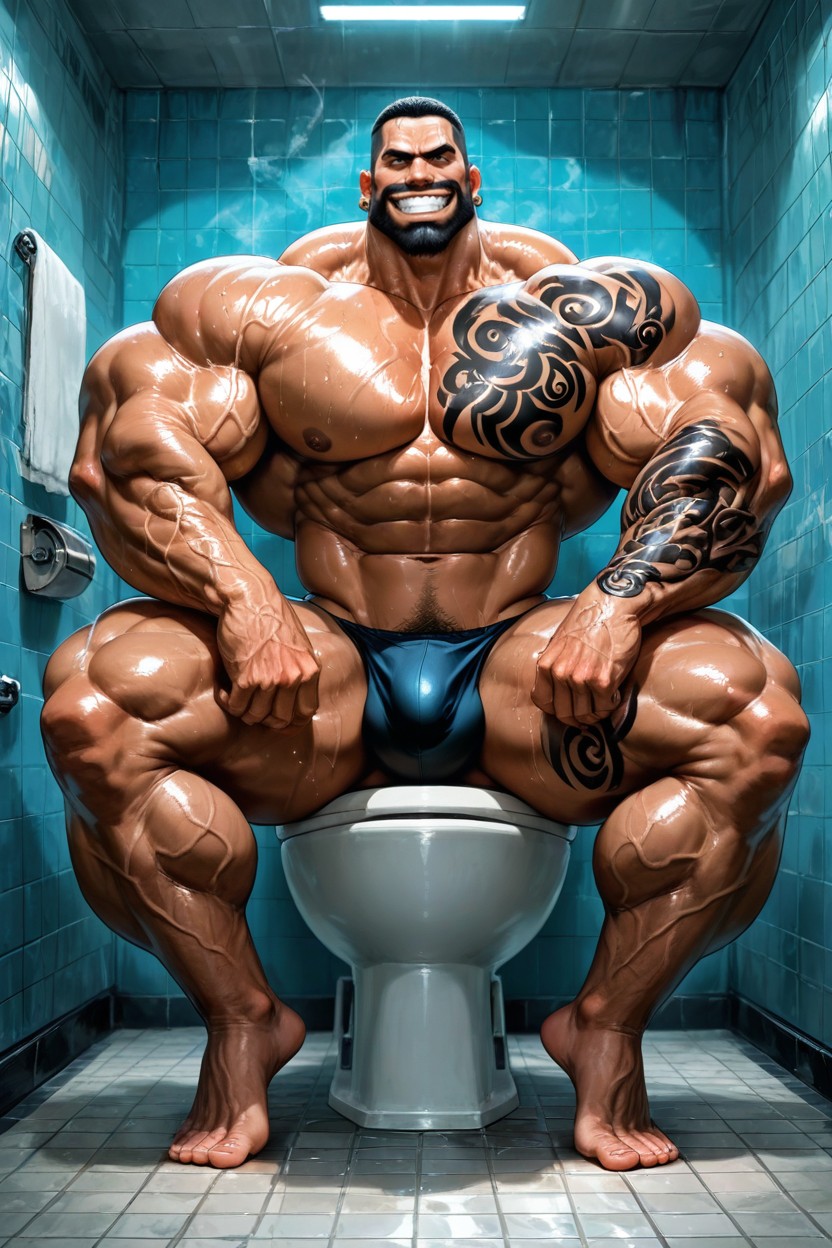 Big Lats, Massive Meaty Body, Huge Calves AI同性戀黃片