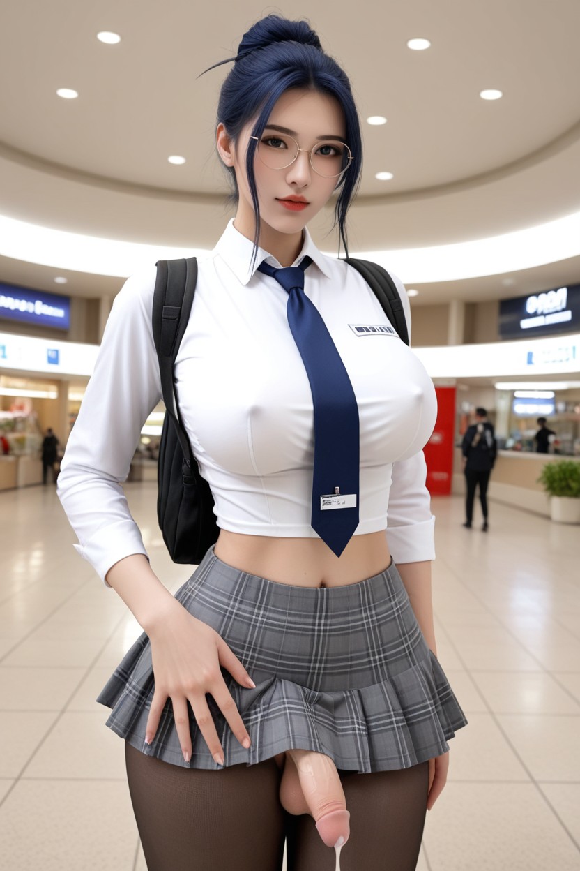 Long Legs, Thick Thighs, Brunette アジアのAIポルノ