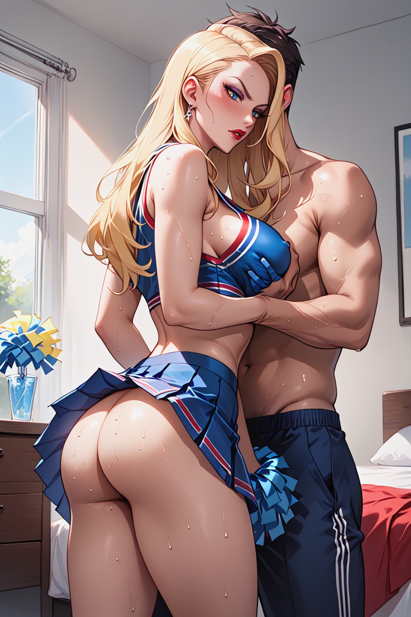 Blonde Hair, Jessica Rabbit, Medium Breast Hentai AI Porn