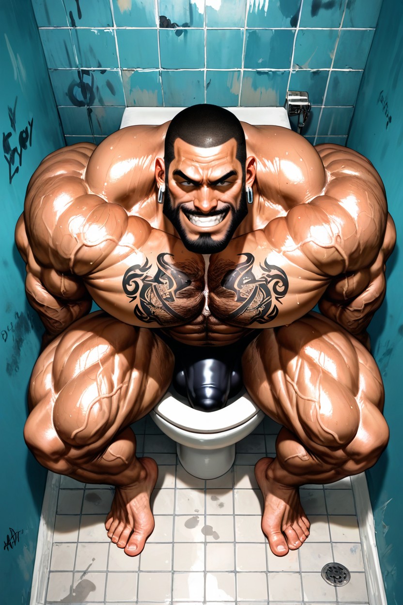 Big Adam's Apple, Low Hanging Balls, Massive Meaty Body AI同性恋黄片