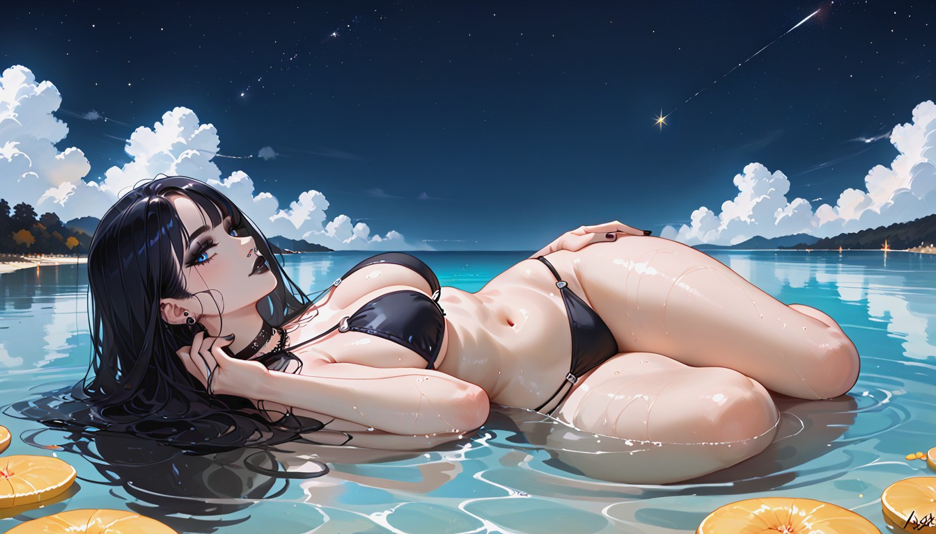 Egirl, Full Body Scene, Great Score Hentai AI Porn