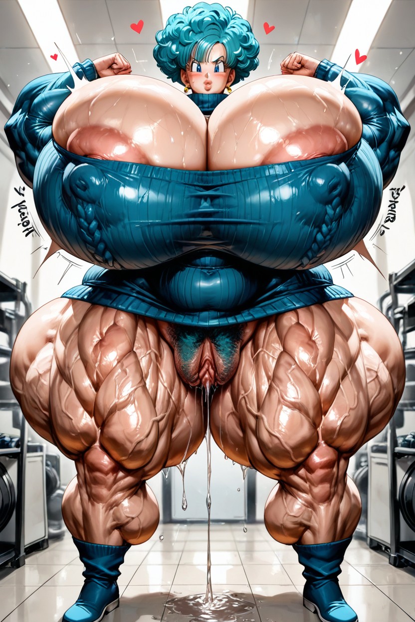Hyper Veiny, Thick Thighs, Areola Enlargement Hentai AI Porn