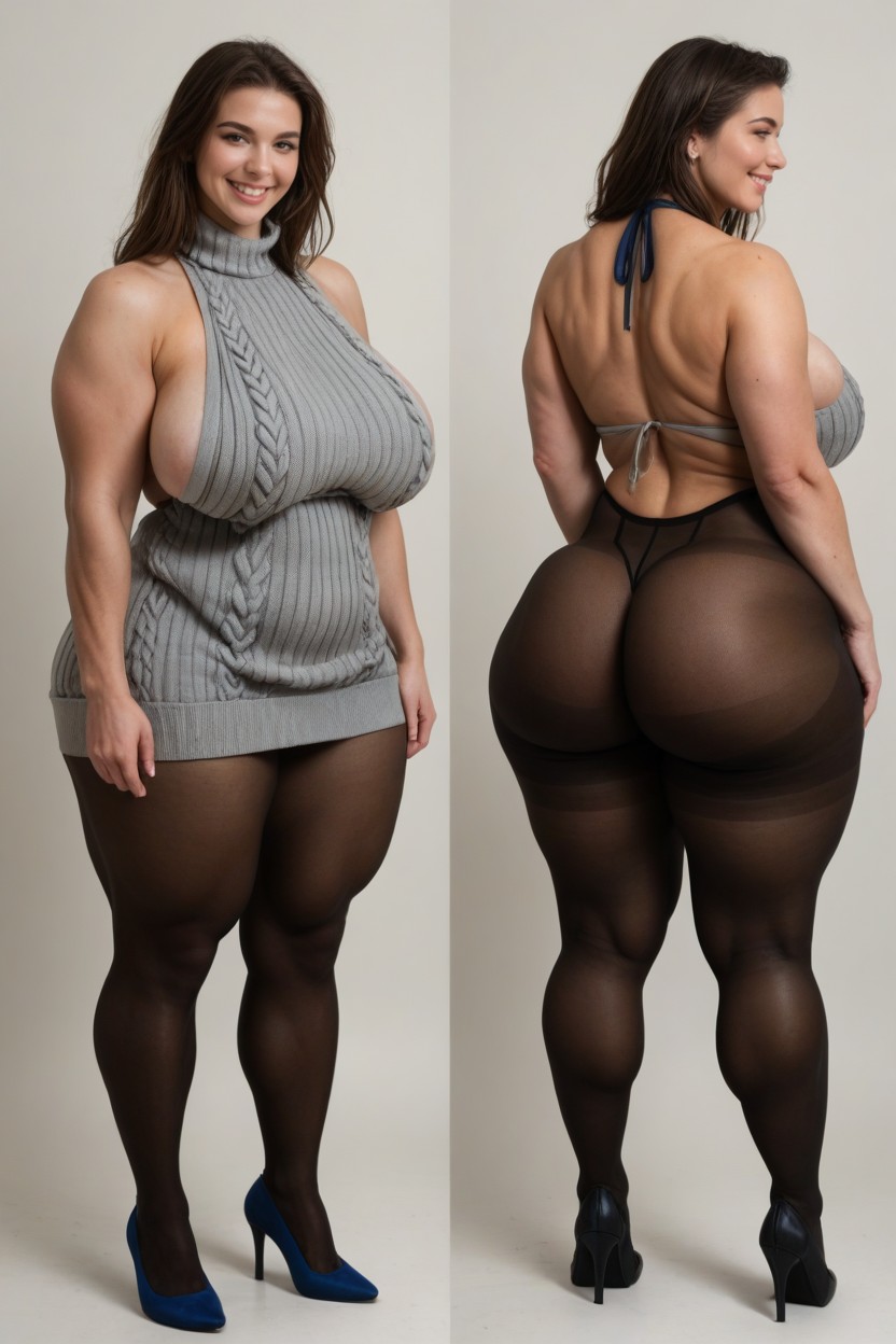 Super Bbw, Giant Thighs, Pussy AI Porn