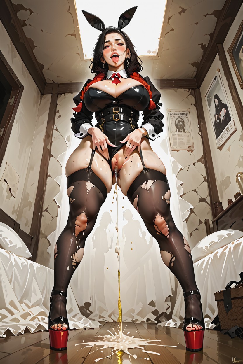 Realistic, Bottom Up, Varicose Veins Hentai AI Porn
