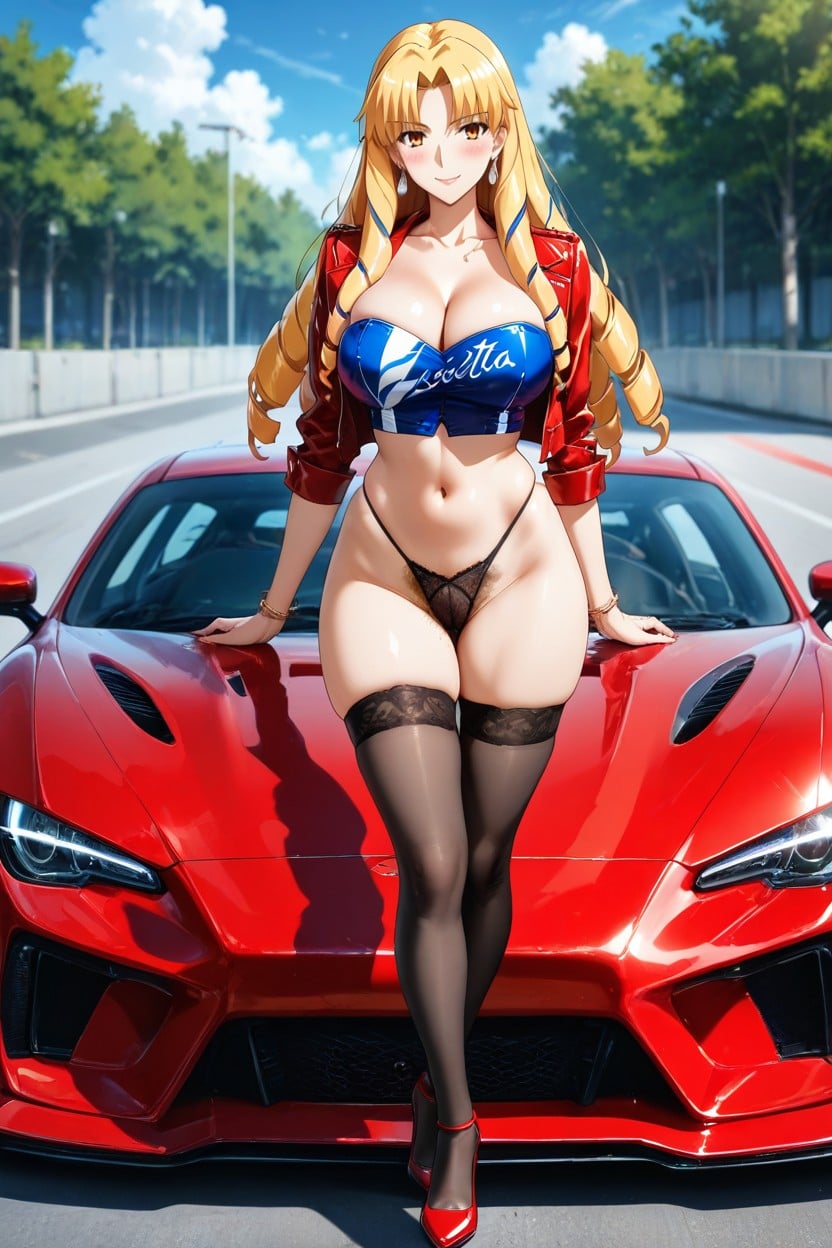 Race_queen, Arm_support, Outdoors Hentai AI Porn