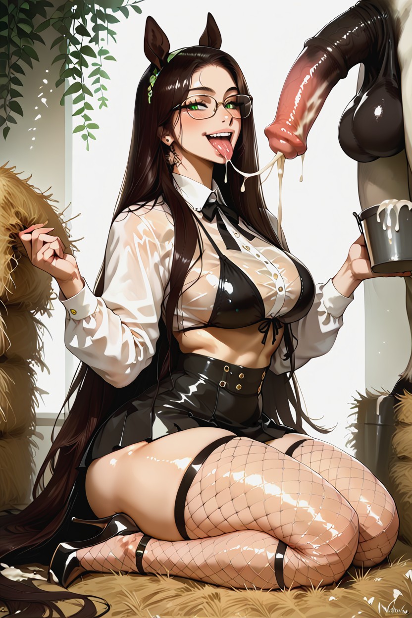 Tongue Out, Catears, Skirt Hentai AI Porn