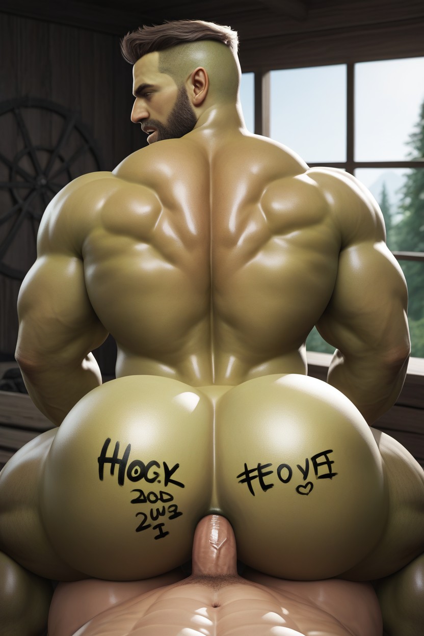 Pov, Bottom In Control, Rear View AI Gay Porn