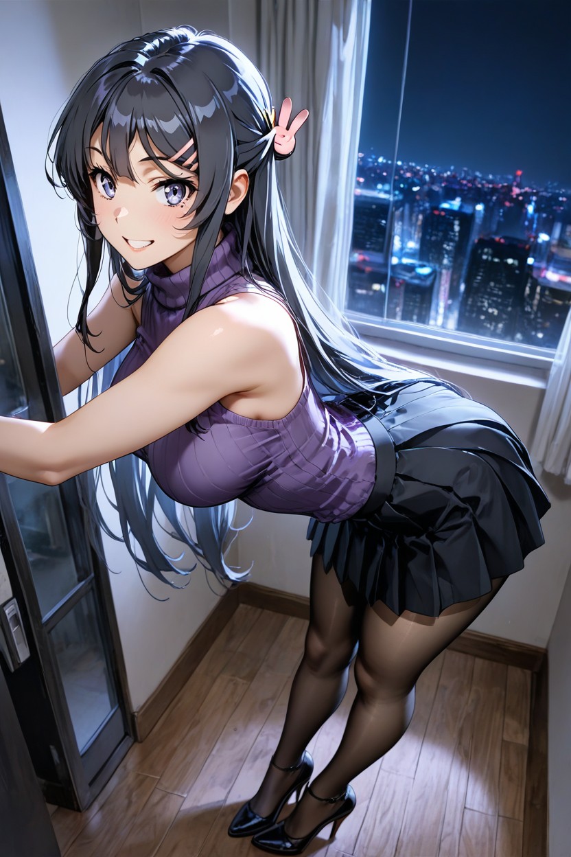 Mai Sakurajima, Juicy Ass, Night Hentai IA