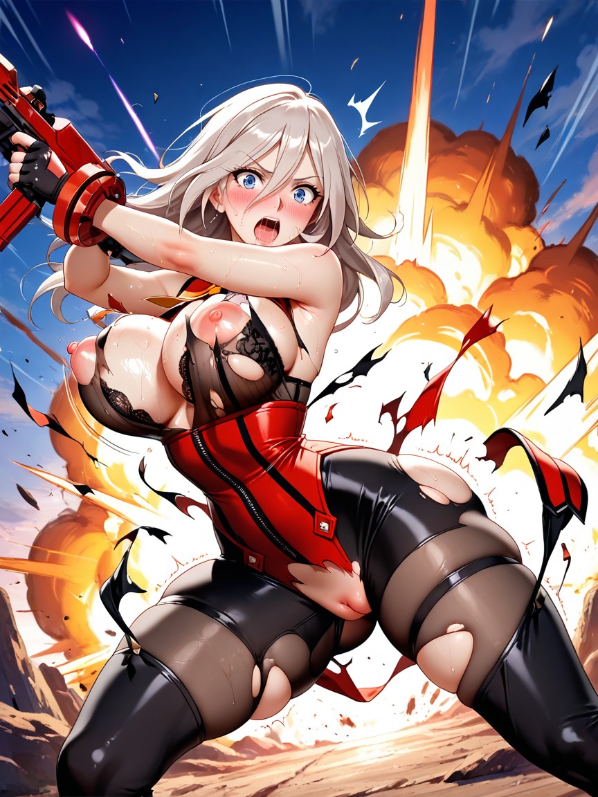 Saliva, Alisa Ilinichina Amiella Costume Outfit, Round Ass AI黃片