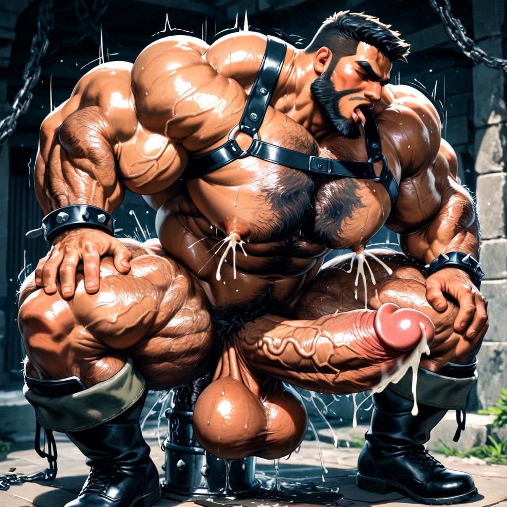 Extreme Hairy Chest, Pubic Hair, Beard AI Gay Porn