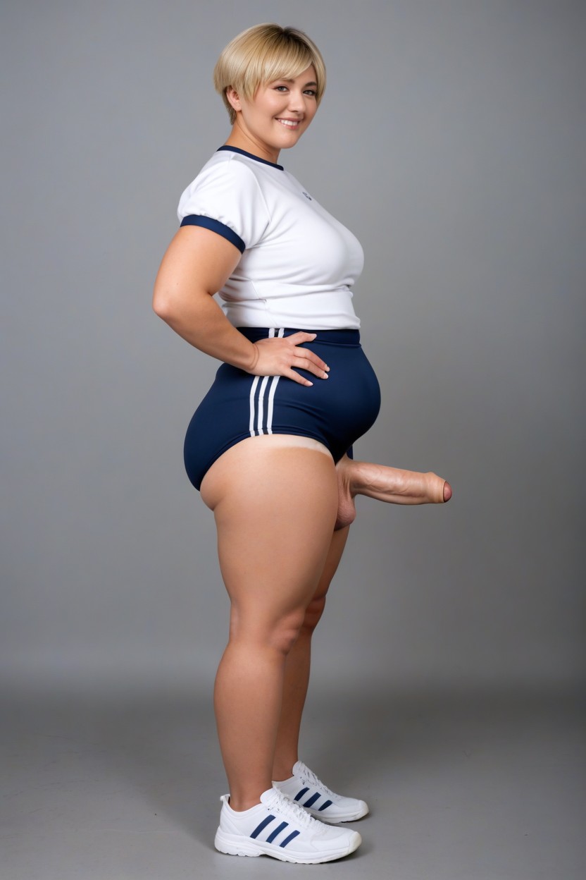 日本人, Full Body, Thick Thighs 人妖AI色情