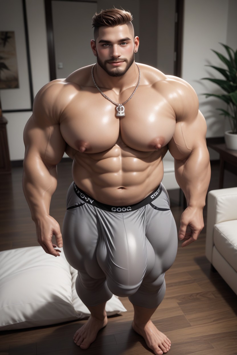 Hyper Huge Cock, Thick, Hyper Bulge AI Gay Porn