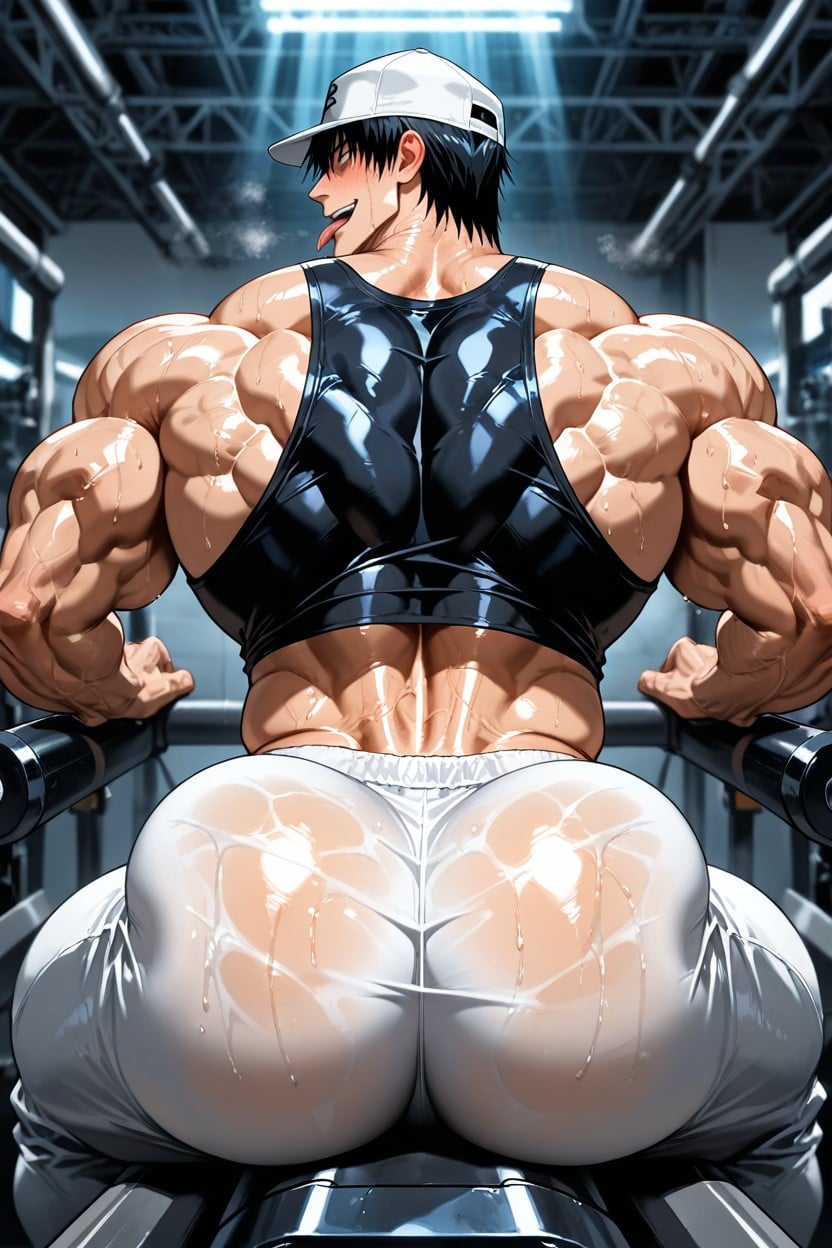 Ahegao, 25+, Extremely Huge Ass AI Gay Porn