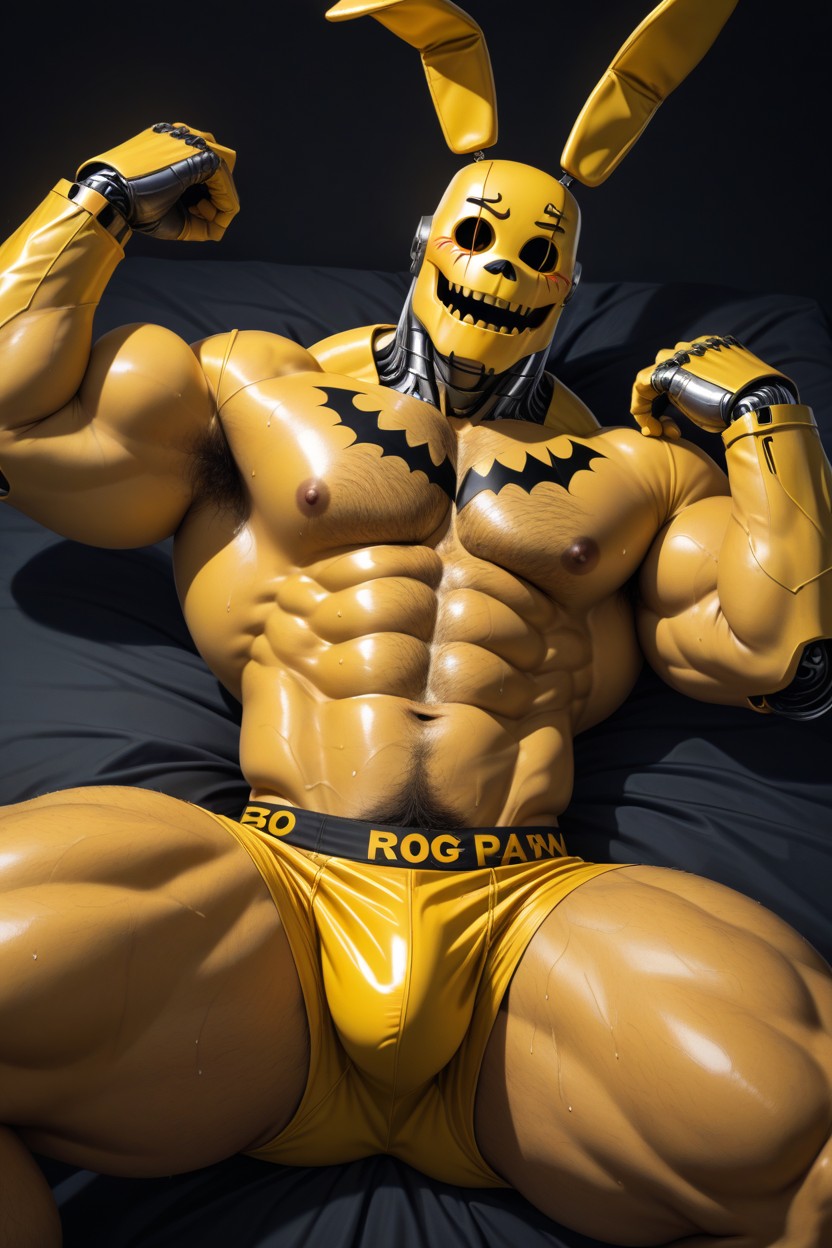 25+, Full Underwear, Sweaty Body AI Gay Porn