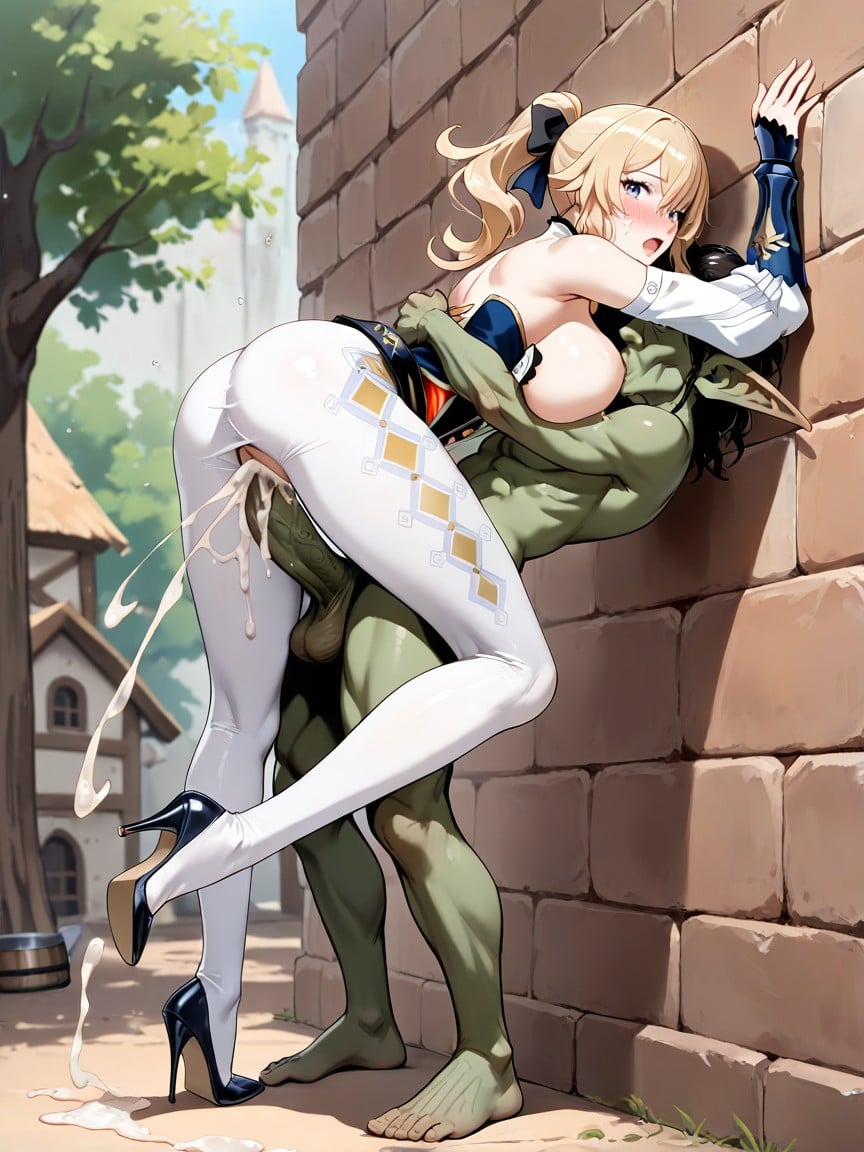 Leg Lock, Goblin Market, Bodysuit Hentai AI Porn