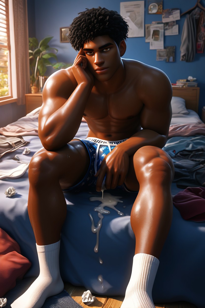 Cum On Body, Cum On Thighs, Cum Everywhere AI Gay Porn