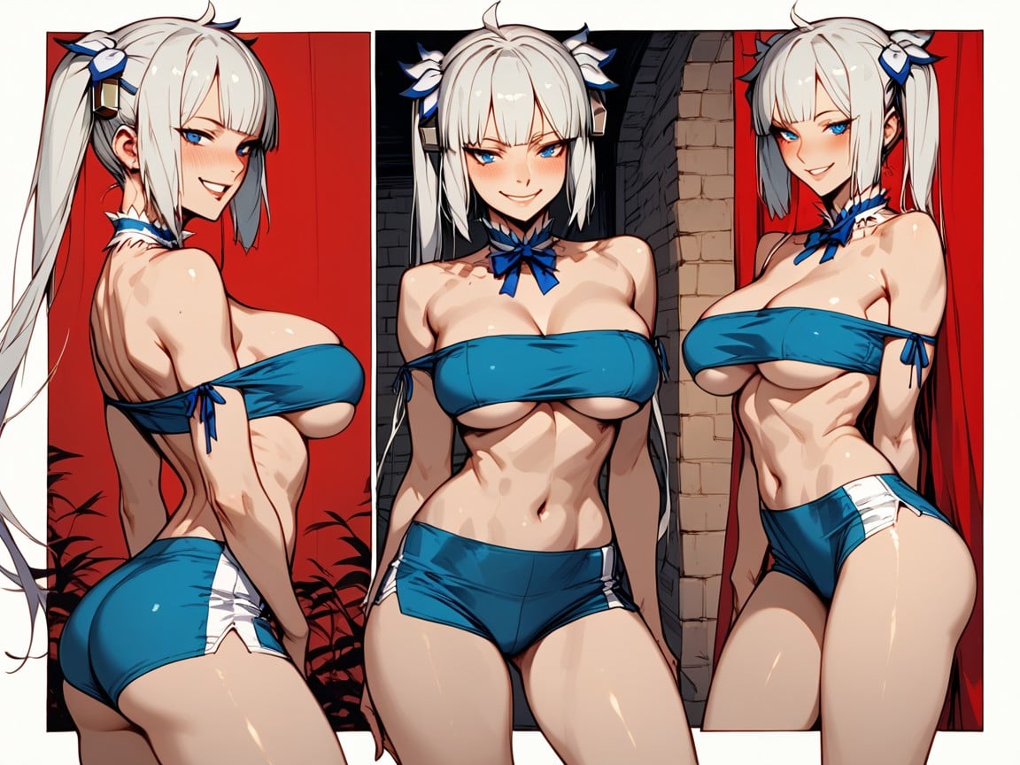 25+, Athletic Body, Side View Hentai IA