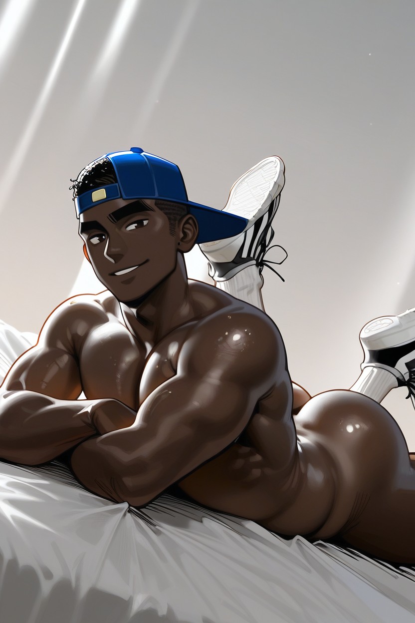 Dark Skinned, Bro, Ultra Dark Complexion AI Gay Porn