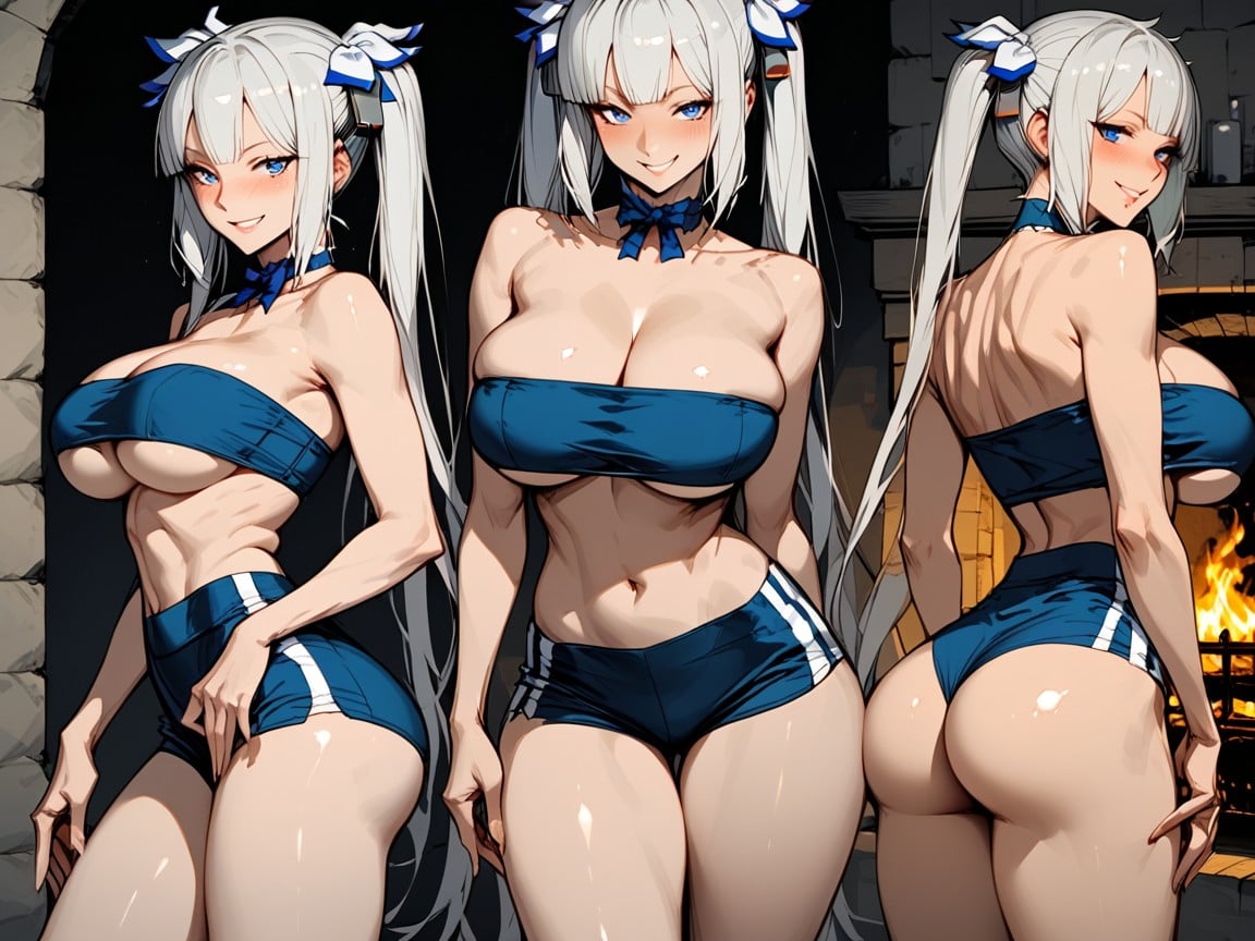 Underboob, Mischievous Expression, Sexy Poses Hentai AI Porn