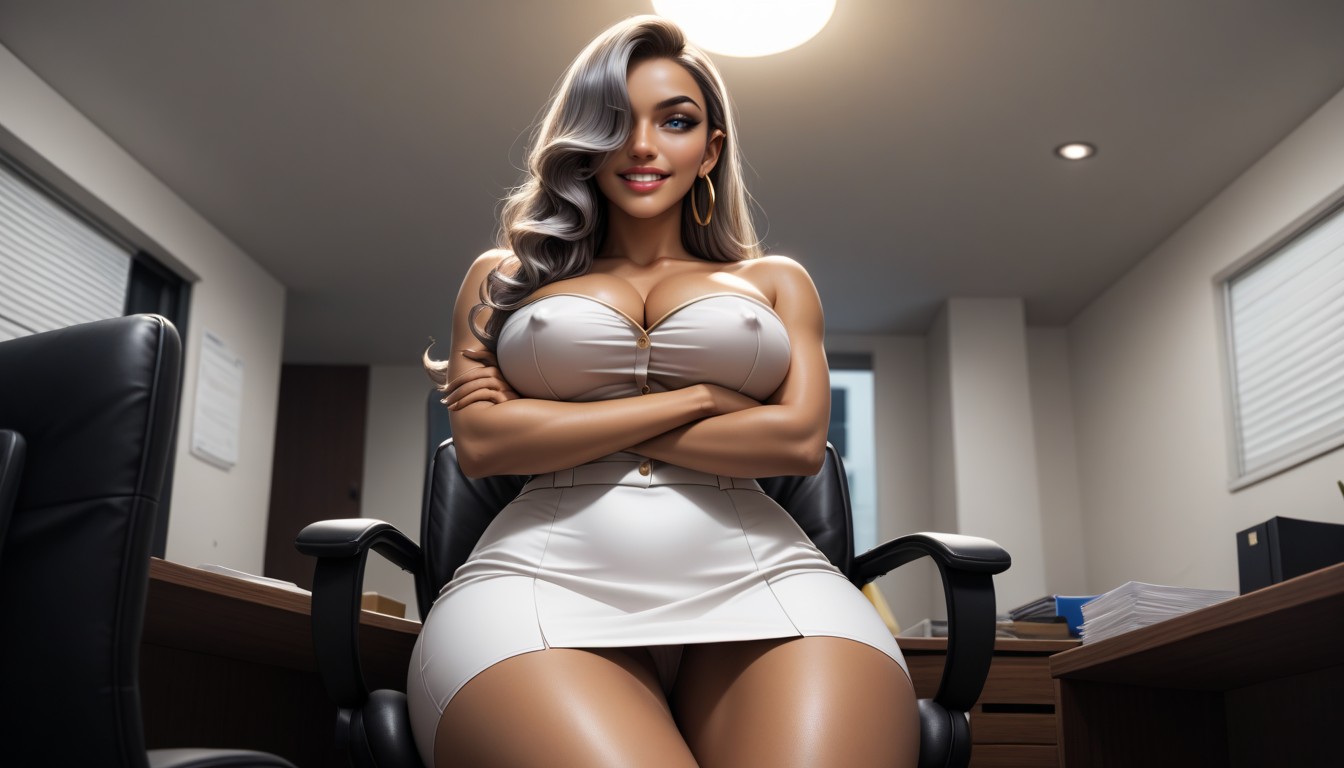 Medium Breast, Blue Eyes, Pov AI Porn