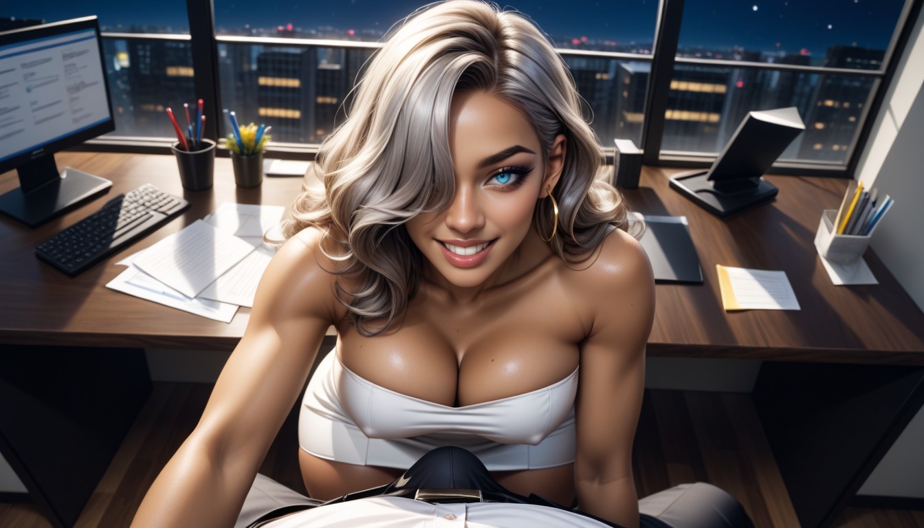 High Definition, Blue Eyes, Long Length AI Porn