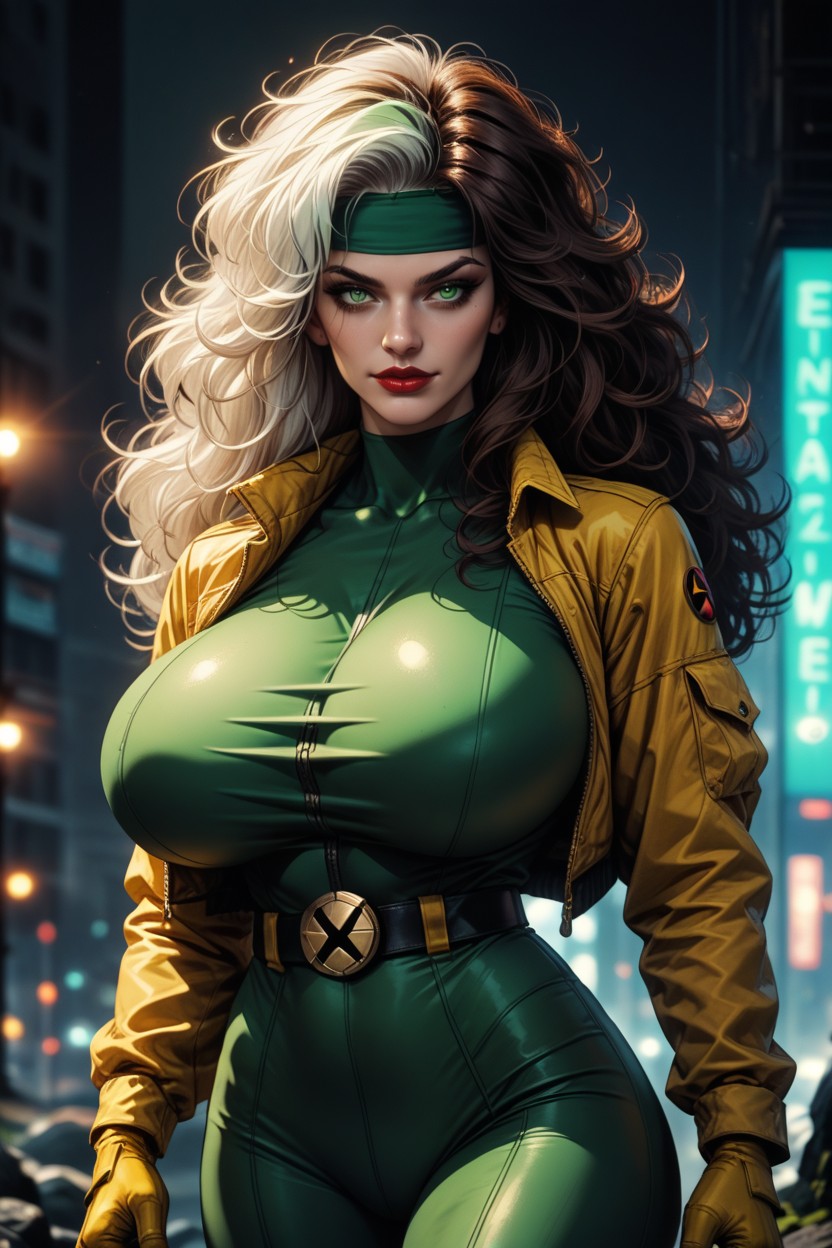 Huge Breasts, Score_, Cuerpo Completo Hentai IA