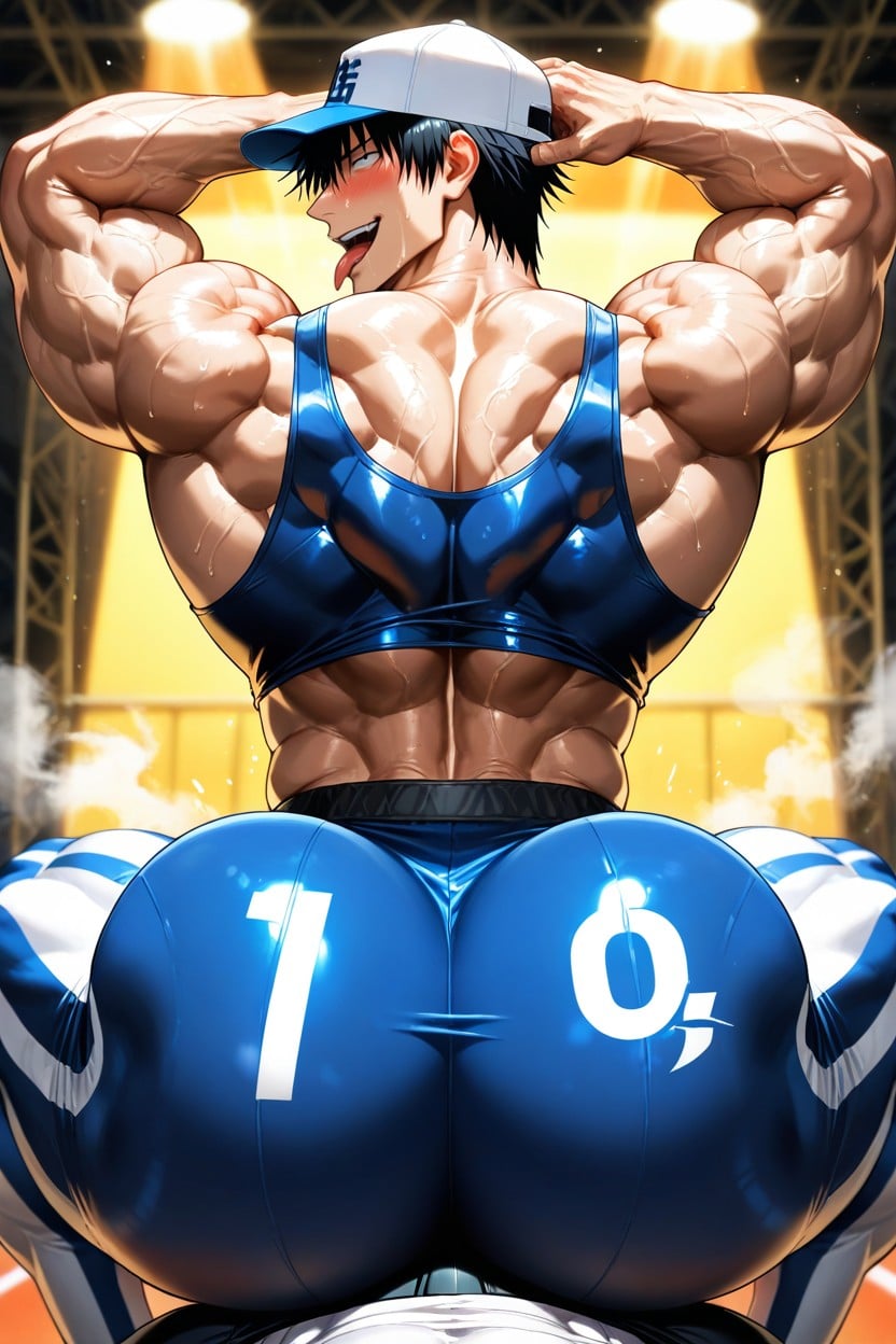 Muscular Definition, Volumetric Lighting, Ahegao AI Gay Porn